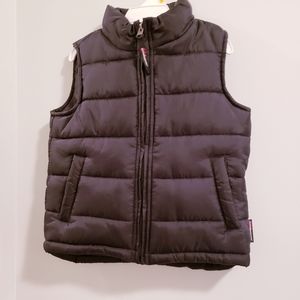 Black All Weather Puffer Vest